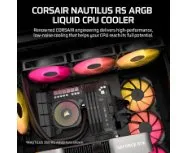 קירור נוזלי Corsair iCUE NAUTILUS 240 RS RGB Black 240mm AIO