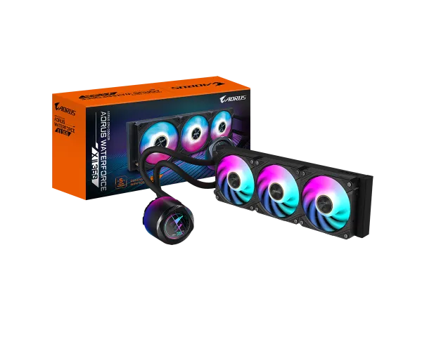 קירור נוזלי משולש Gigabyte AORUS WATERFORCE II X 360 AIO ARGB